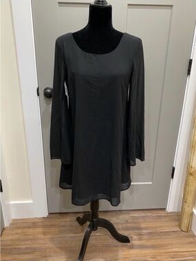 Love Riche Black Long-Sleeve Dress - Classic Women's Dress